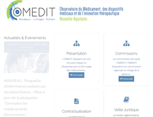 Tablet Screenshot of omedit-aquitaine.fr